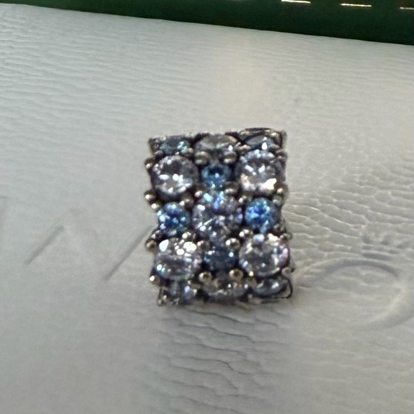 Pandora Silver Charm with Blue Accents - Picture 7 of 7